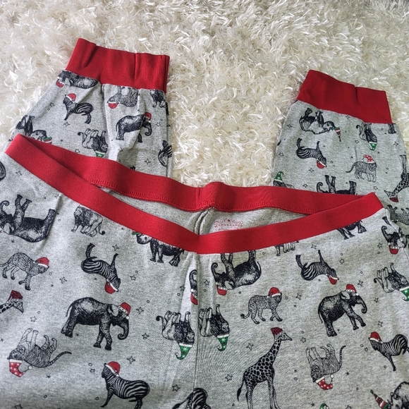 Wondershop Christmas Animals Women's Pajama Pants, Gray, XXL - Picture 3 of 7